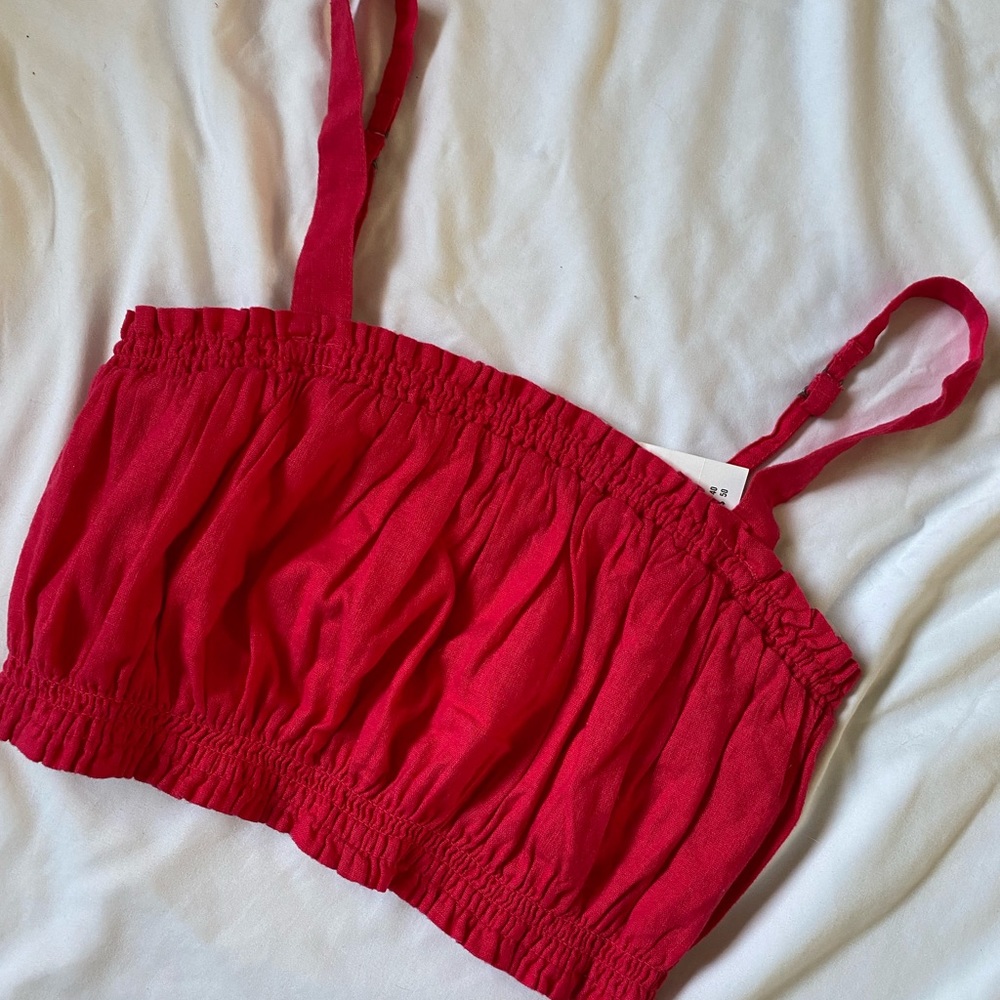 Abercrombie & Fitch Pink Crop Top